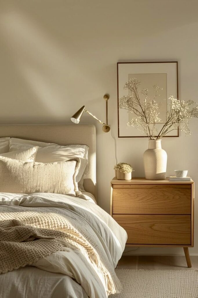 chambre style scandinave feng shui intéirieur