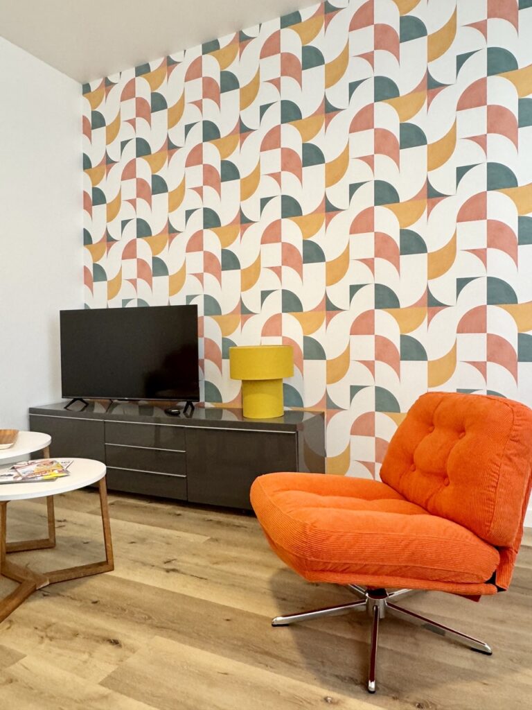papier peint salon séjour